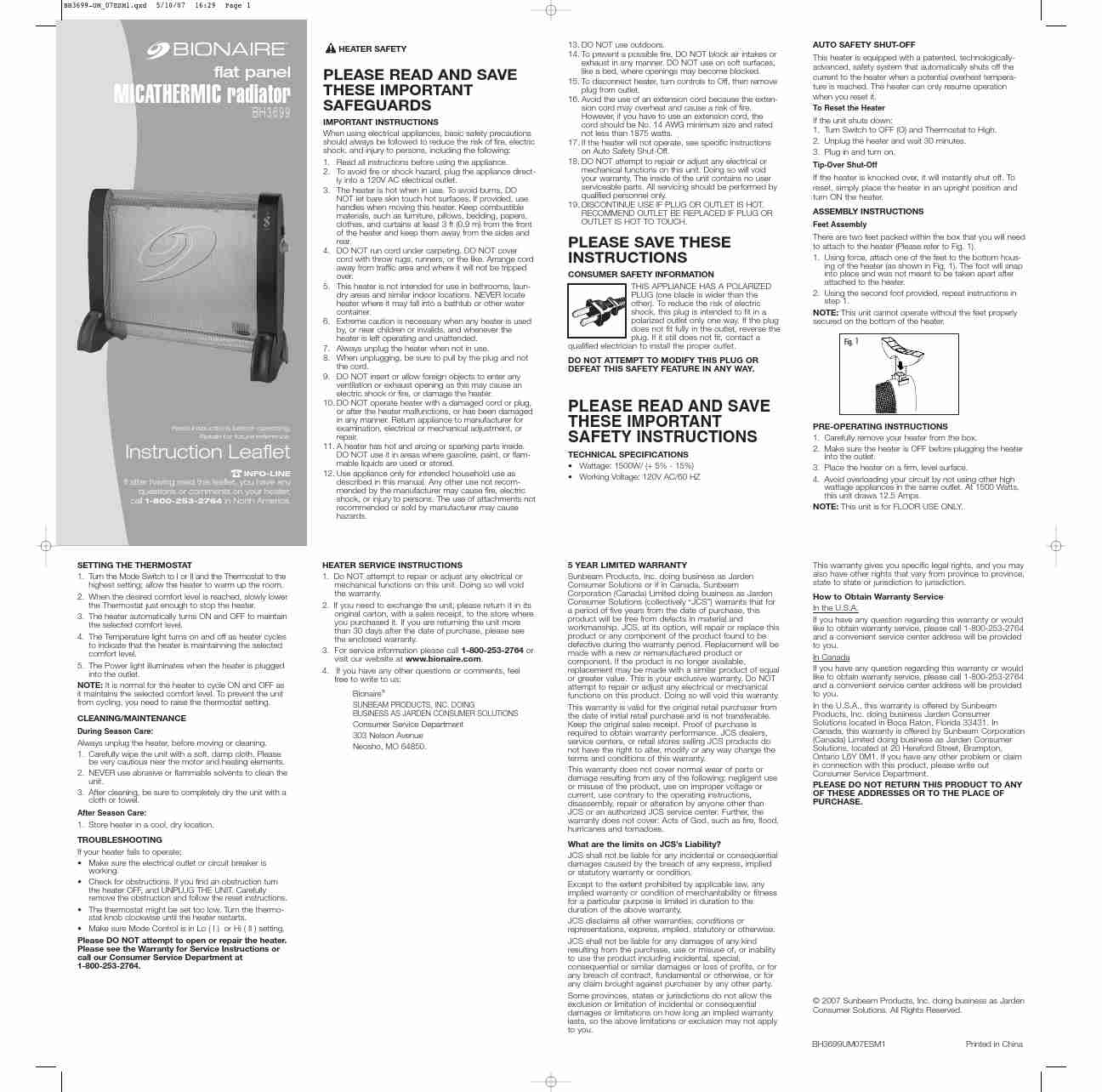 Bionaire Electric Heater BH3699-page_pdf